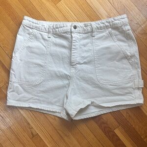 Universal Thread Cream Utility Cotton Shorts